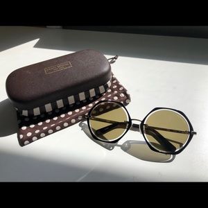 Henri Bendel Hexagonal sunglasses